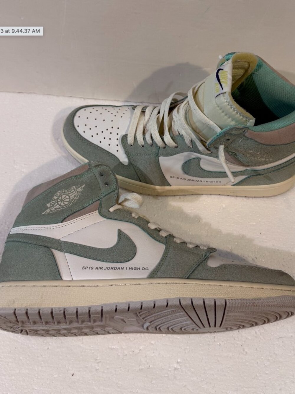Nike Air Jordan 1 Retro OG High Turbo Green Mens Size 12 (555088-311) RARE